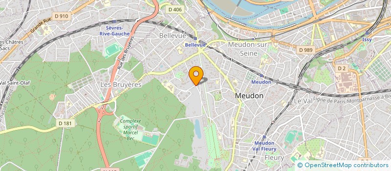 localisation de l'entreprise SCI DE LA BOURGOGNE DES CAPUCINS  MEUDON