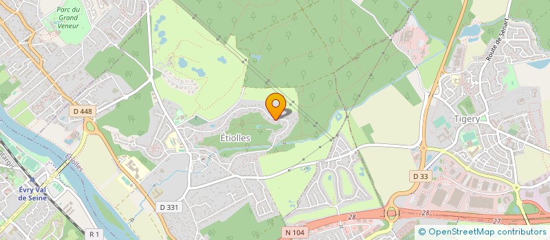 localisation de l'entreprise SCI DE LA BOURRUDE  ETIOLLES