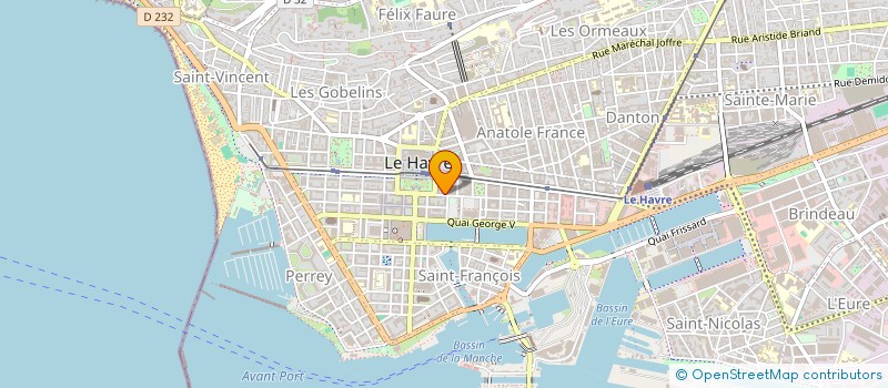 localisation de l'entreprise SCI DE LA BOURSE  LE HAVRE