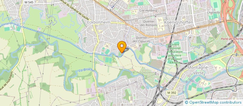 localisation de l'entreprise SCI DE LA BOURSE  ECKBOLSHEIM