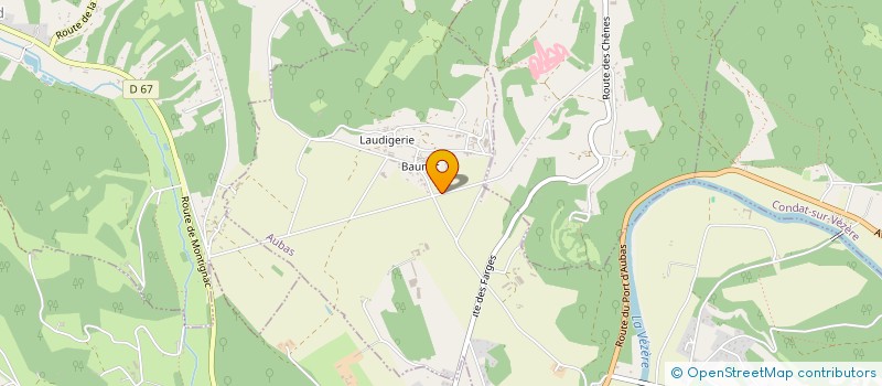 localisation de l'entreprise SCI DE LA BOUTARIE  THONAC