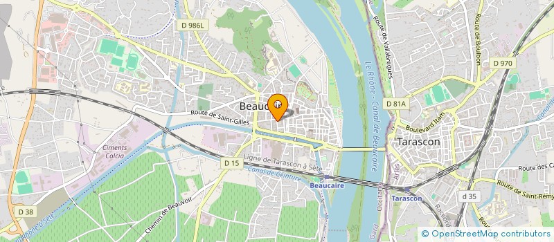 localisation de l'entreprise SCI DE LA BOUTINIERE  BEAUCAIRE