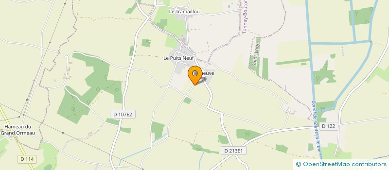 localisation de l'entreprise SCI DE LA BOUTONNE  TONNAY-BOUTONNE