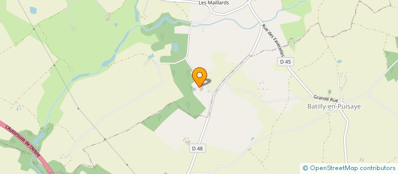 localisation de l'entreprise SCI DE LA BOUTONNERIE à DAMMARIE-EN-PUISAYE