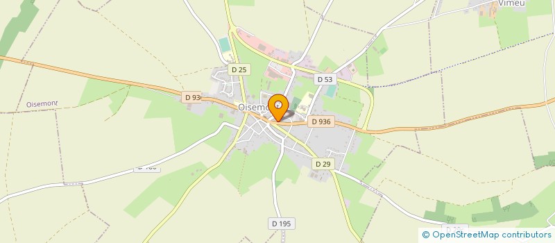 localisation de l'entreprise SCI DE LA BOUVERIE  FRESNES-TILLOLOY