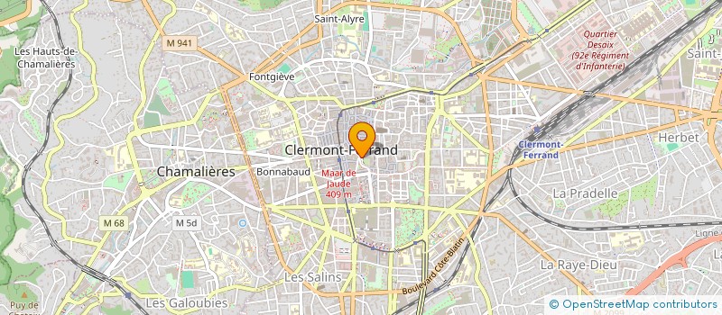 localisation de l'entreprise SCI DE LA BPMC  CLERMONT-FERRAND