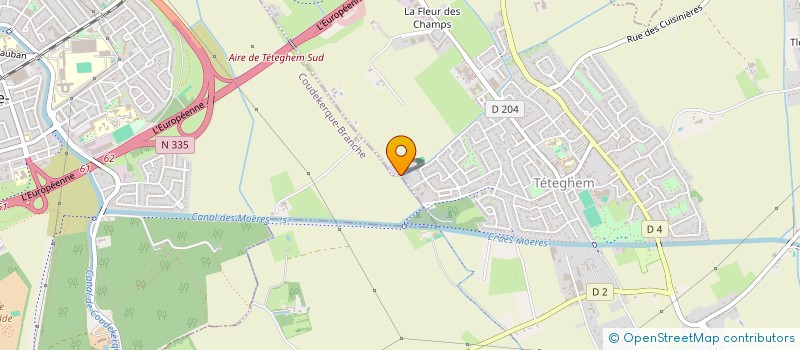 localisation de l'entreprise SCI DE LA BRANCHE  TETEGHEM-COUDEKERQUE-VILLAGE