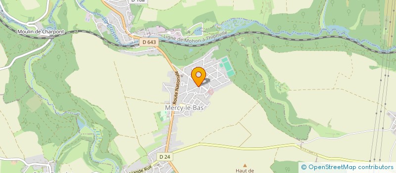 localisation de l'entreprise SCI DE LA BRASSERIE  MERCY-LE-BAS