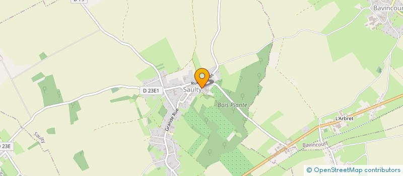 localisation de l'entreprise SCI DE LA BRASSERIE  SAULTY