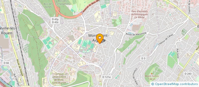 localisation de l'entreprise SCI DE LA BRASSERIE  MONT-SAINT-AIGNAN