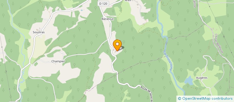 localisation de l'entreprise SCI DE LA BRECHE  NEUVIC