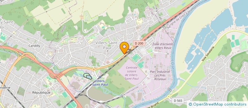 localisation de l'entreprise SCI DE LA BRECHE  VILLERS-SAINT-PAUL