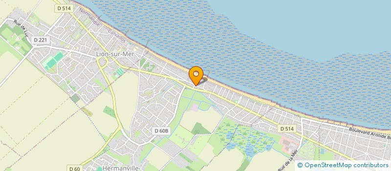 localisation de l'entreprise SCI DE LA BRECHE à HERMANVILLE-SUR-MER