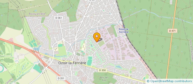 localisation de l'entreprise SCI DE LA BRECHE AUX LOUPS  OZOIR-LA-FERRIERE