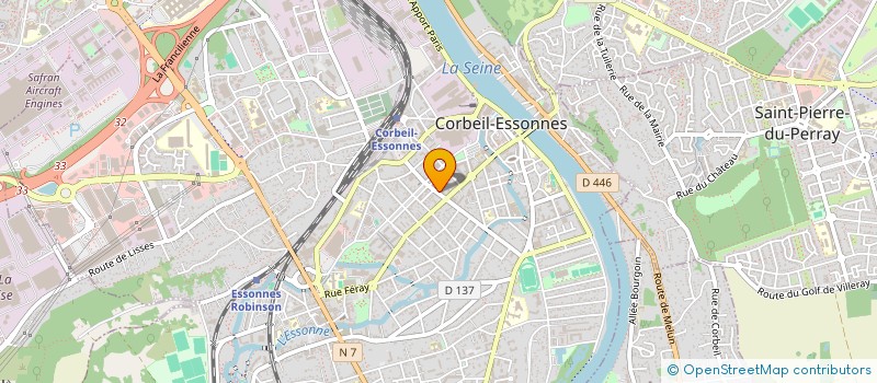 localisation de l'entreprise SCI DE LA BRECQUE à CORBEIL-ESSONNES