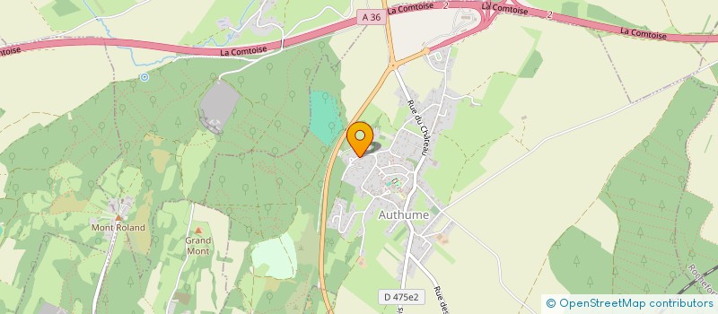 localisation de l'entreprise SCI DE LA BRETENIERE  AUTHUME