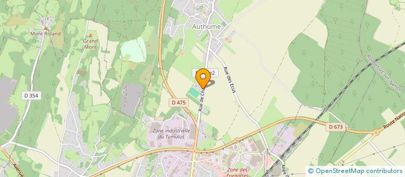 localisation de l'entreprise SCI DE LA BRETENIERE  AUTHUME