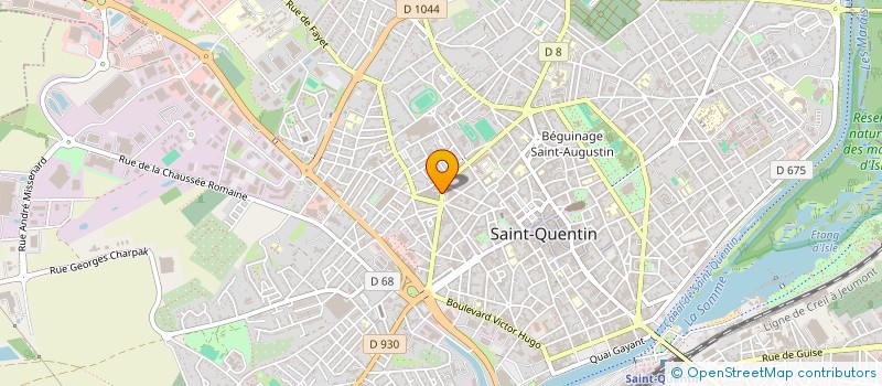 localisation de l'entreprise SCI DE LA BREVIERE à SAINT-QUENTIN