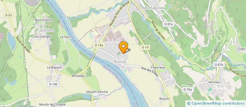 localisation de l'entreprise SCI DE LA BRIARETTE  BRIORD