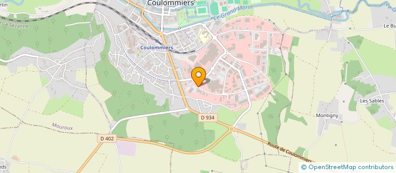 localisation de l'entreprise SCI DE LA BRIE  COULOMMIERS