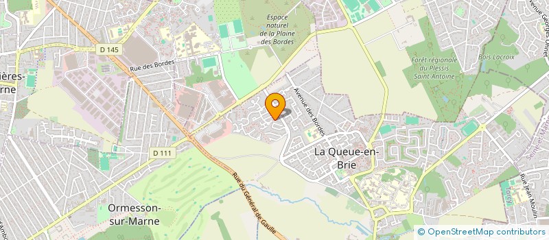 localisation de l'entreprise SCI DE LA BRIE  LA QUEUE-EN-BRIE