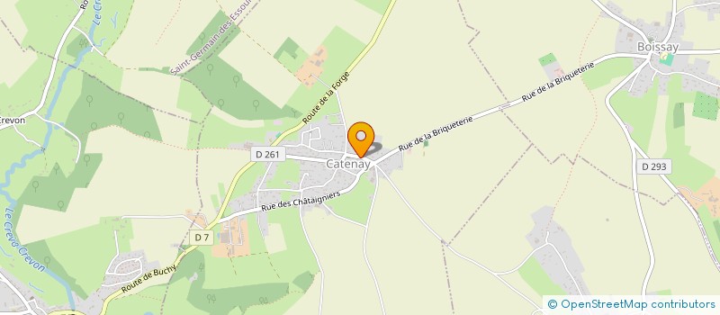 localisation de l'entreprise SCI DE LA BRIQUETERIE  CATENAY