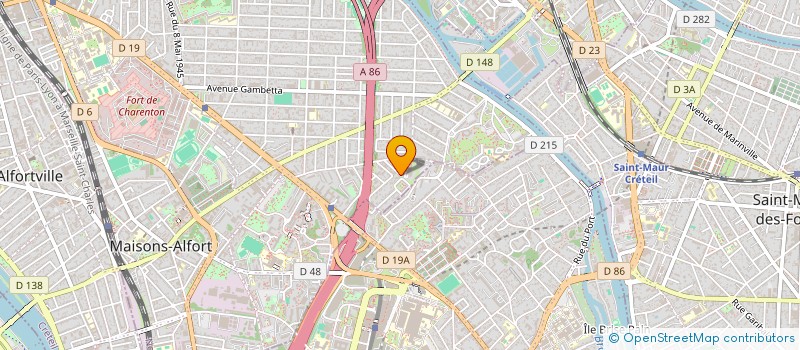 localisation de l'entreprise SCI DE LA BRIQUETERIE à MAISONS-ALFORT