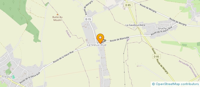 localisation de l'entreprise SCI DE LA BRIQUETERIE  LA VIEUX-RUE