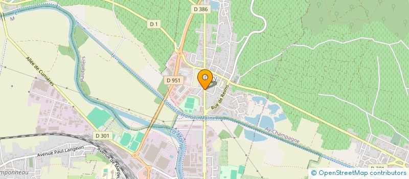 localisation de l'entreprise SCI DE LA BRIQUETTERIE N  325  DIZY