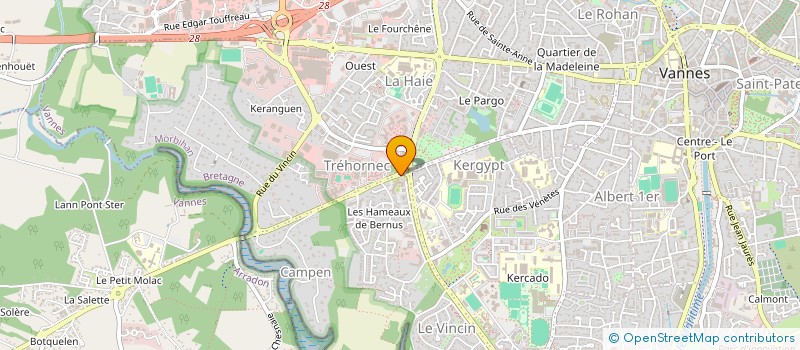 localisation de l'entreprise SCI DE LA BRISE à VANNES
