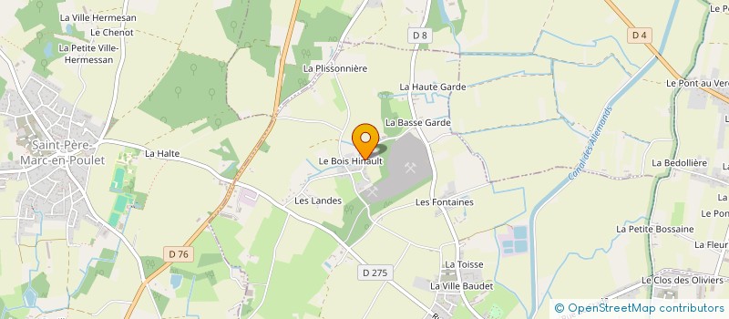 localisation de l'entreprise SCI DE LA BRIZARDIERE  SAINT-GUINOUX