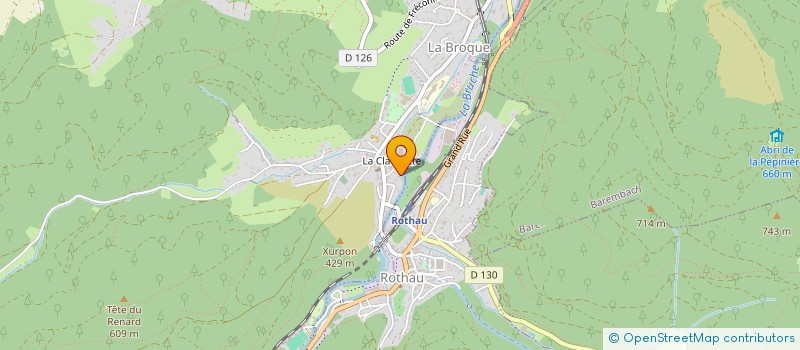 localisation de l'entreprise SCI DE LA BROQUE  LA BROQUE