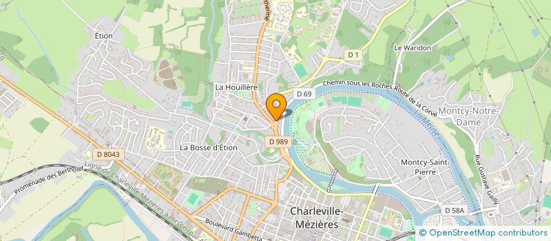 localisation de l'entreprise SCI DE LA BROSSERIE  CHARLEVILLE-MEZIERES