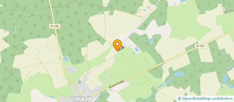 localisation de l'entreprise SCI DE LA BROUILLERE à SOUVIGNY-EN-SOLOGNE
