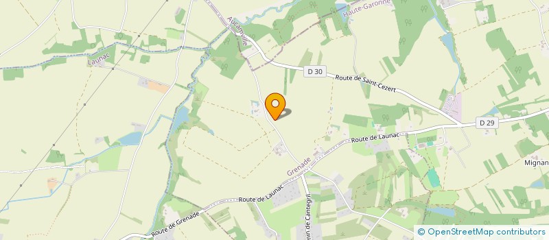 localisation de l'entreprise SCI DE LA BROUSSE  GRENADE SUR GARONNE