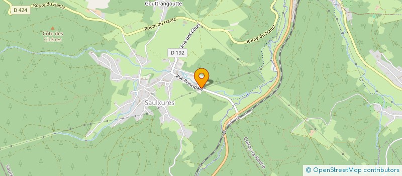 localisation de l'entreprise SCI DE LA BRUCHE  SAINT-BLAISE-LA-ROCHE