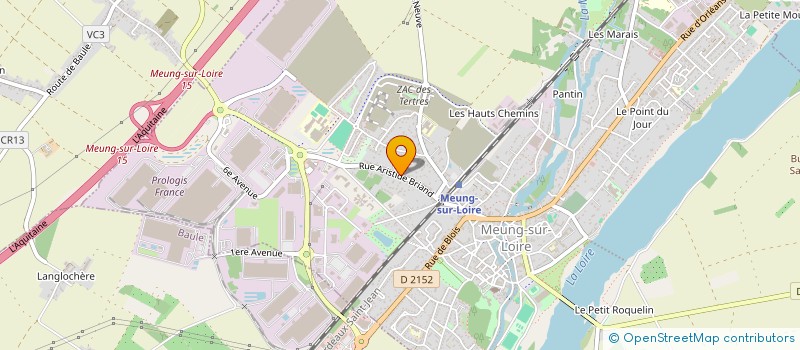 localisation de l'entreprise SCI DE LA BRUERE à MEUNG-SUR-LOIRE