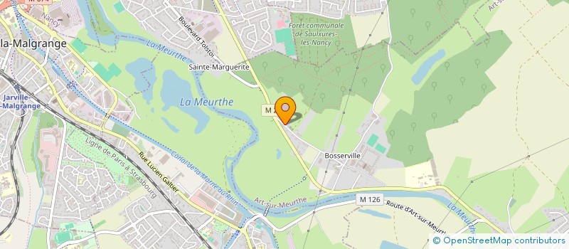 localisation de l'entreprise SCI DE LA BRULEE  ART-SUR-MEURTHE