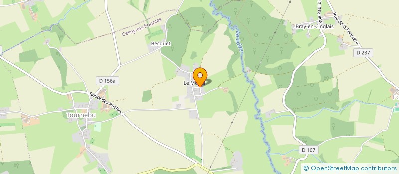 localisation de l'entreprise SCI DE LA BRUYERE  CESNY-LES-SOURCES