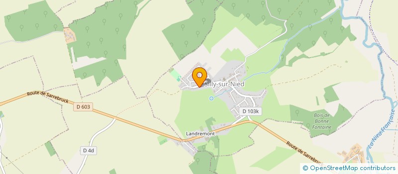 localisation de l'entreprise SCI DE LA BUISSONNIERE  SILLY-SUR-NIED