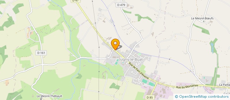 localisation de l'entreprise SCI DE LA BUNELIERE  ISIGNY-LE-BUAT