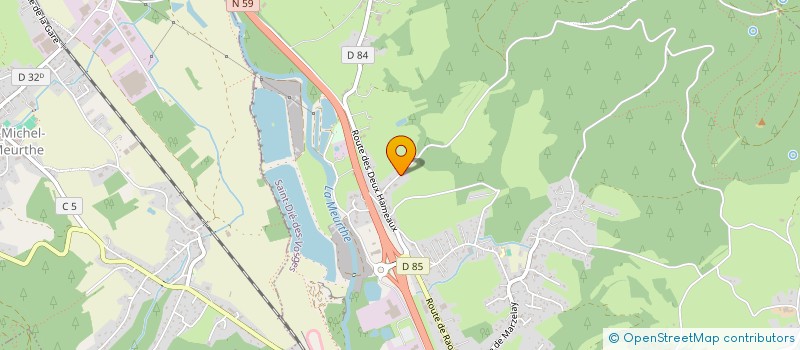 localisation de l'entreprise SCI DE LA BURE à SAINT-DIE-DES-VOSGES