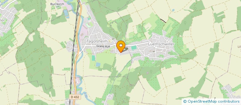 localisation de l'entreprise SCI DE LA BURNKIRCH  TAGOLSHEIM