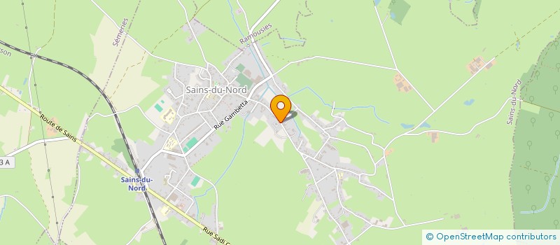 localisation de l'entreprise SCI DE LA BUSE  SAINS-DU-NORD