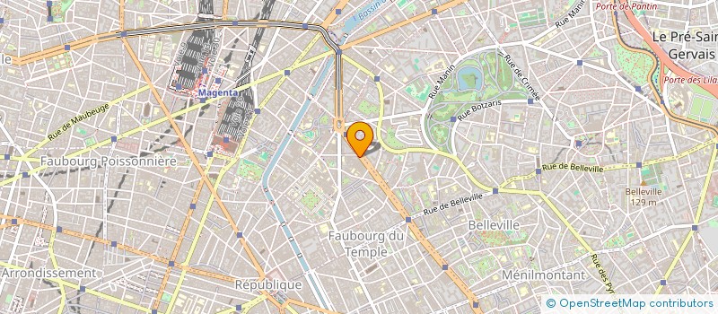 localisation de l'entreprise SCI DE LA BUTTE  PARIS