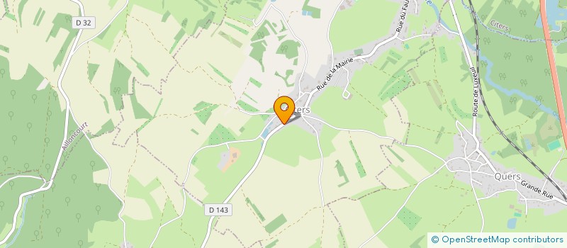 localisation de l'entreprise SCI DE LA BUTTE  CITERS