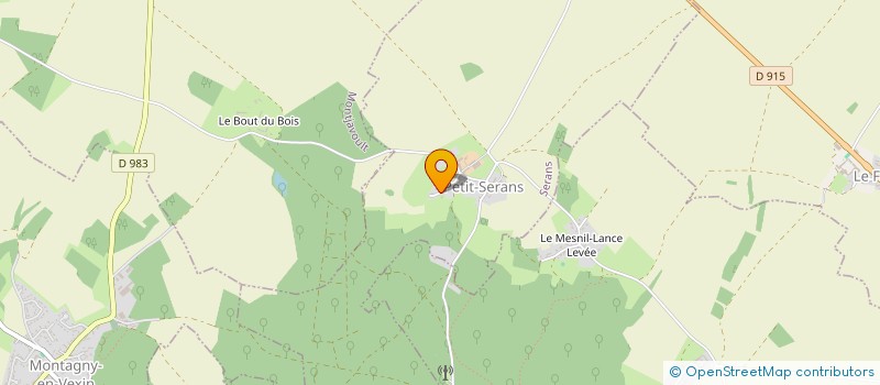 localisation de l'entreprise SCI DE LA BUTTE  SERANS