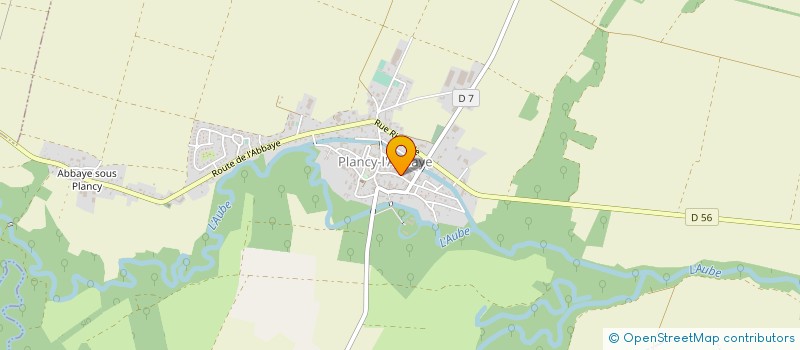 localisation de l'entreprise SCI DE LA BUTTE  PLANCY-L'ABBAYE