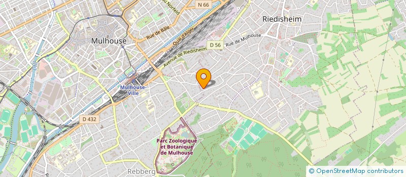 localisation de l'entreprise SCI DE LA BUTTE  RIEDISHEIM