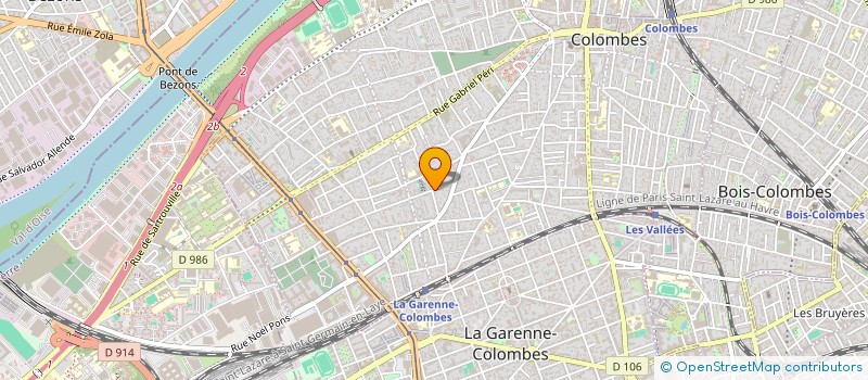 localisation de l'entreprise SCI DE LA BUTTE  COLOMBES